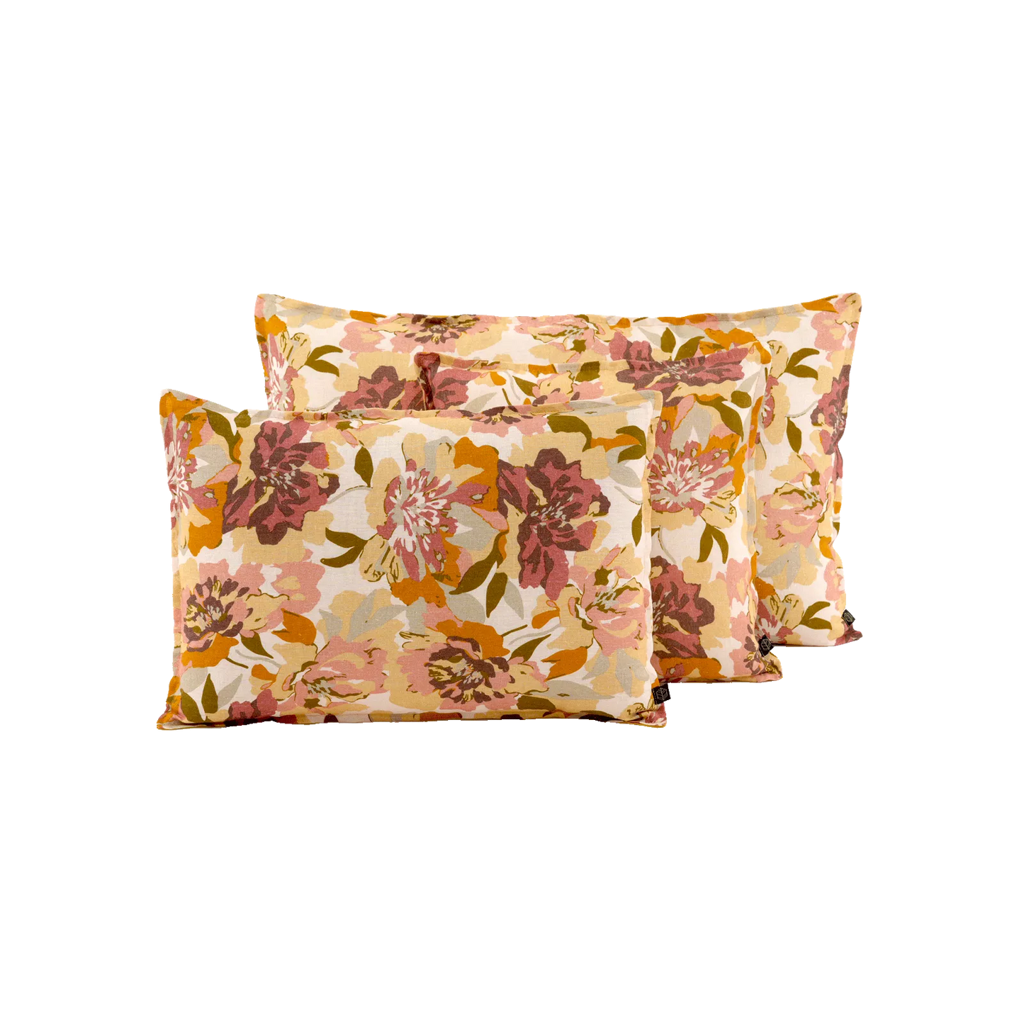 Coussin imprimé fleuri, modèle Trieste - Haomy