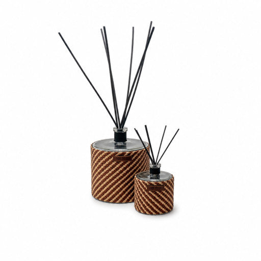 Diffuseur à bâtonnets, collection May en raphia tressé - Parfum Ambre