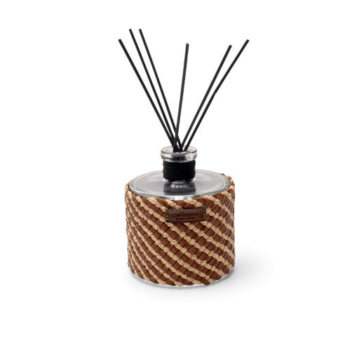 Diffuseur à bâtonnets, collection May en raphia tressé - Parfum Ambre