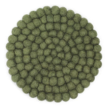 Charger l&#39;image dans la galerie, Dessous de plat rond en laine
