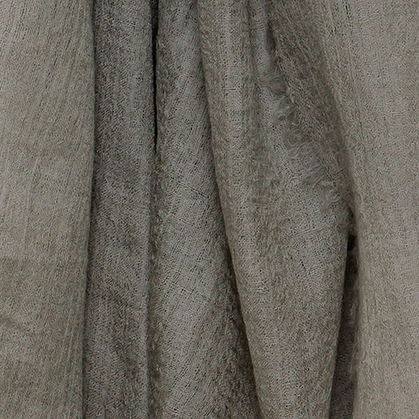 Echarpe fine en 100% Laine, coloris gris.