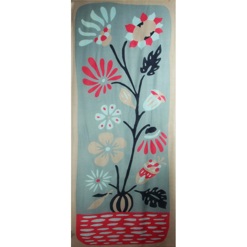 Écharpe en laine, graphique et éthique - 70 x 180 cm