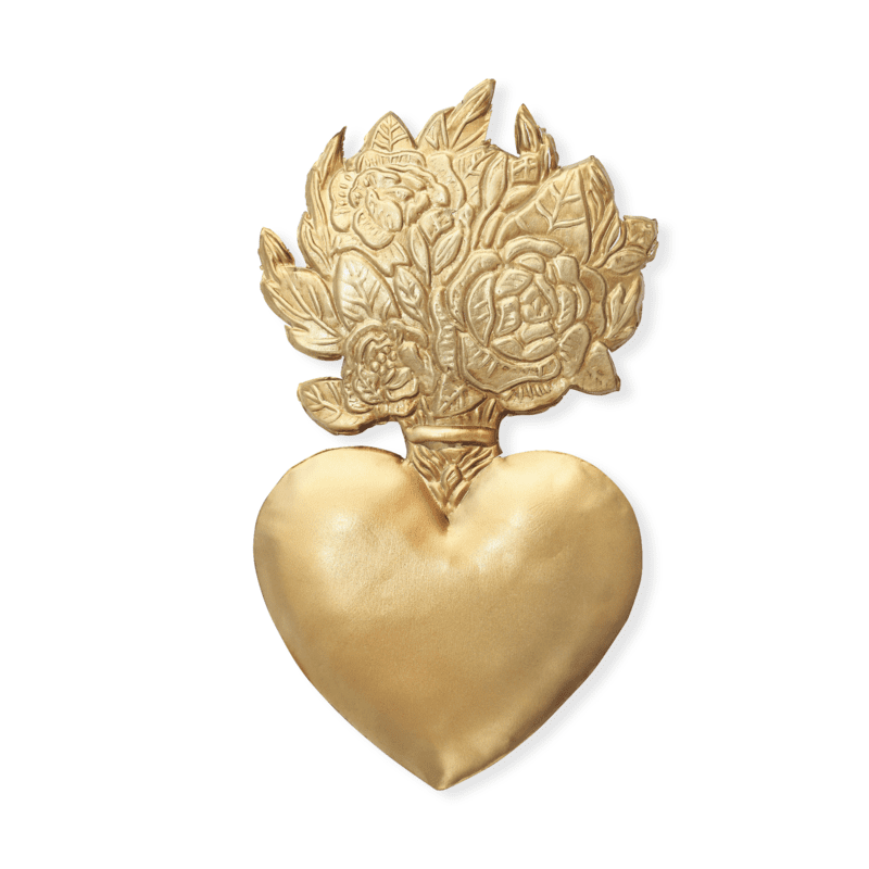 Ex-Voto cœur Bouquet, taille M - Boncoeurs