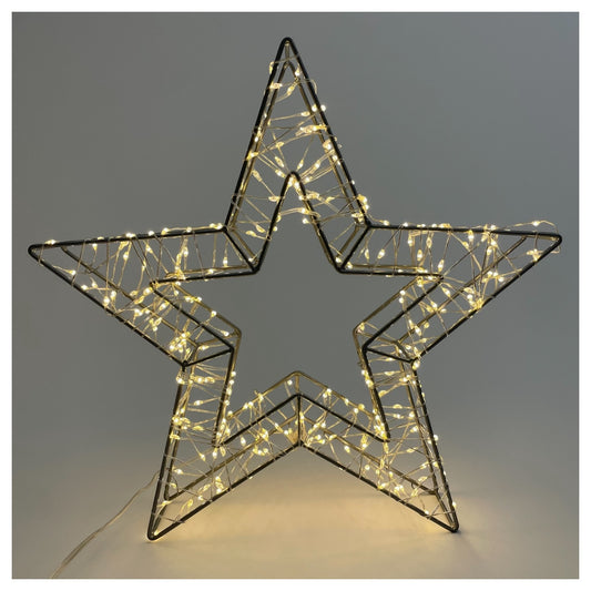 Etoile lumineuse en guirlande led