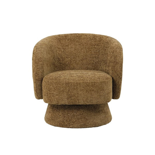 fauteuil en chenille kaki pivotant
