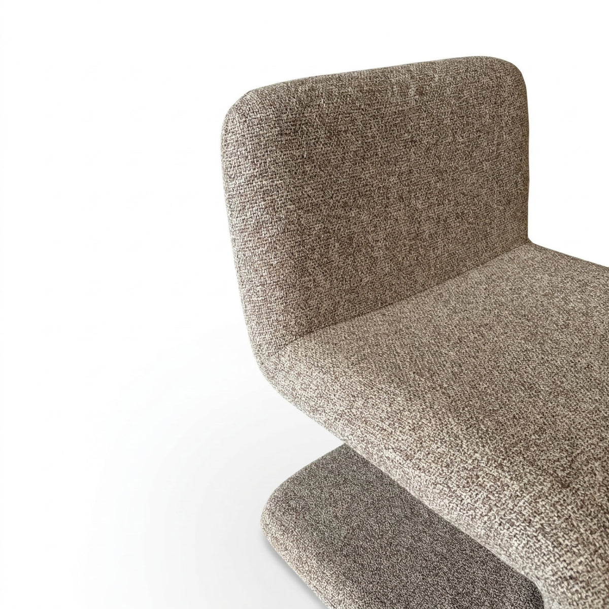FAUTEUIL TWEED BEIGE DESIGN - LA PETITE BOITE  JAUNE