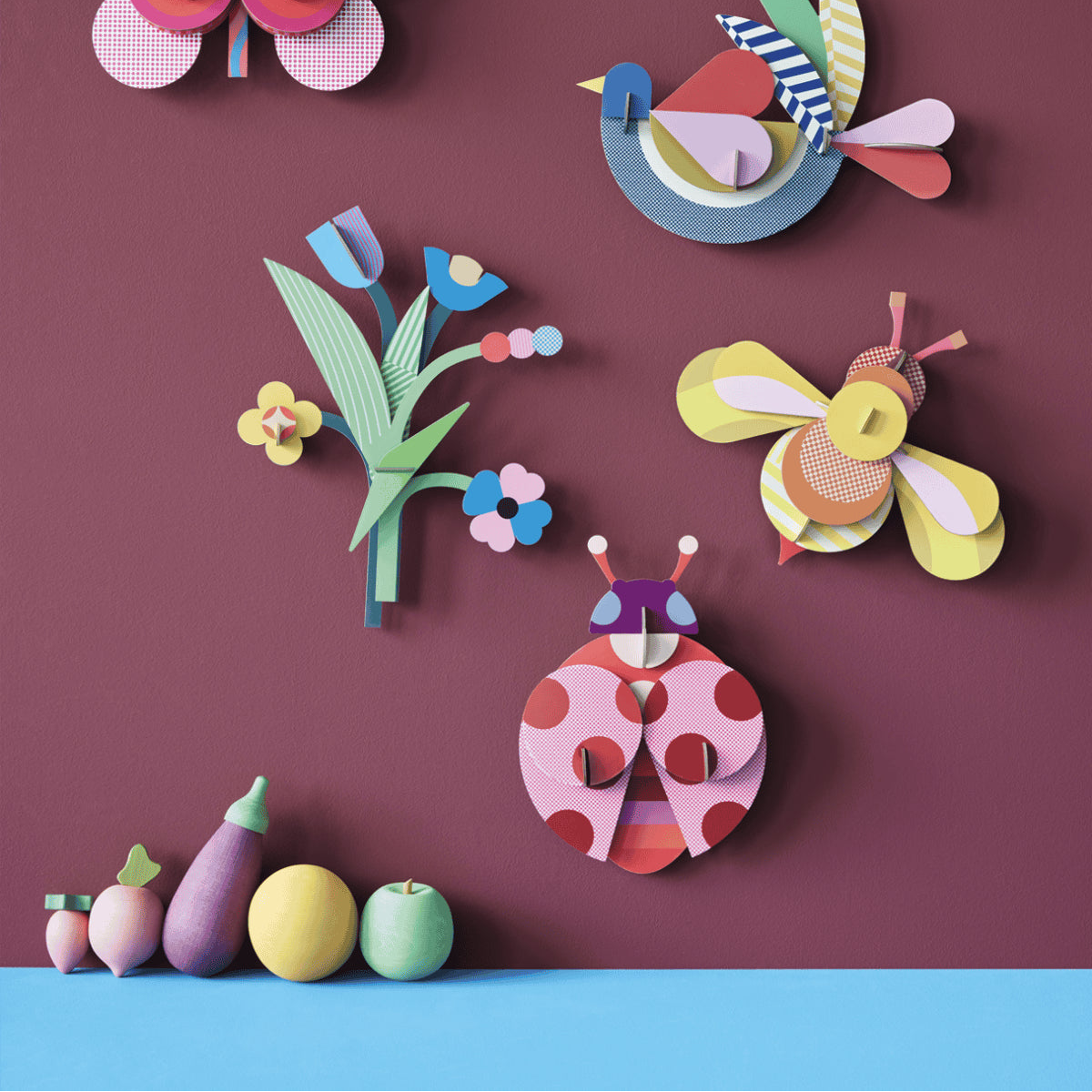 FLEUR ET COCCINELLE ZOE MILLER - STUDIO ROOF - LA PETITE BOITE JAUNE