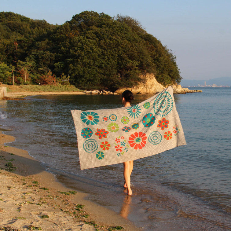 Foulard en coton bio - 100 x 180 cm
