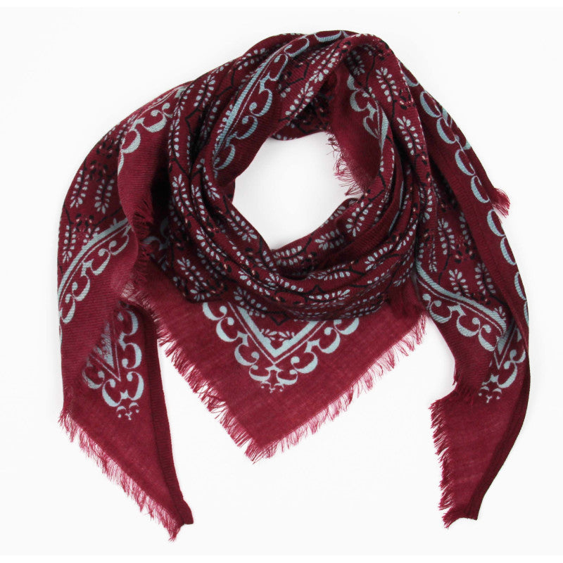 Foulard triangle en laine, graphique et éthique - Différents modèles