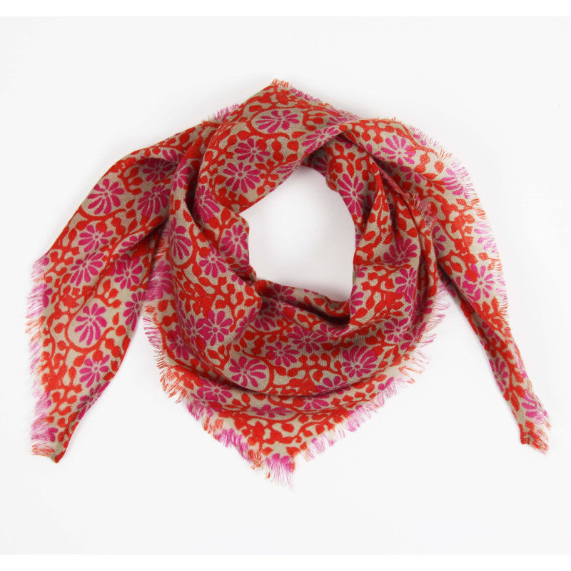 Foulard triangle en laine, graphique et éthique - Différents modèles