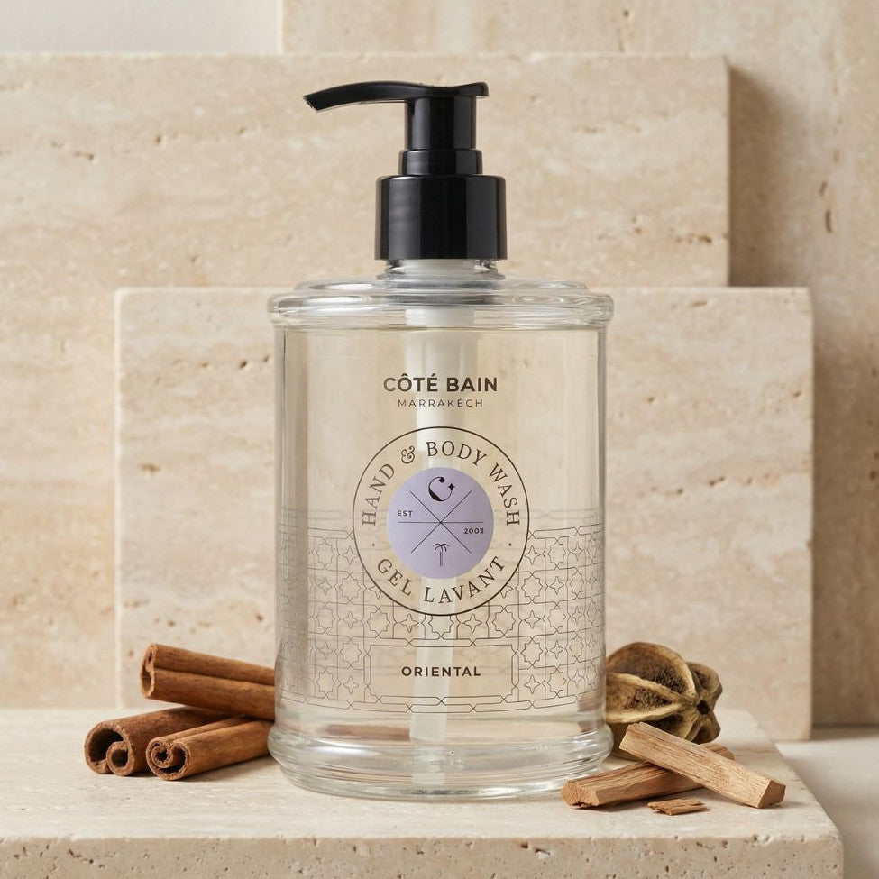 Gel lavant mains et corps, différents parfums - Coté Bougie