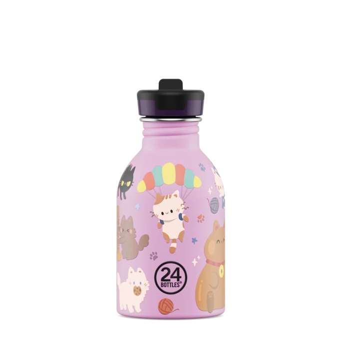 Gourde enfant 250ml avec bouchon sportif - 24Bottles