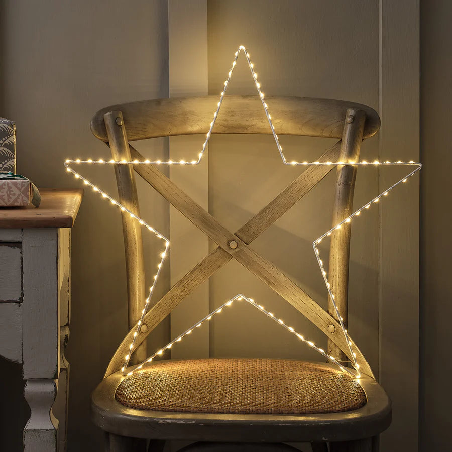 GUIRLANDE ETOILE LUMINEUSE LEDS DOREE - LA PETITE BOITE JAUNE