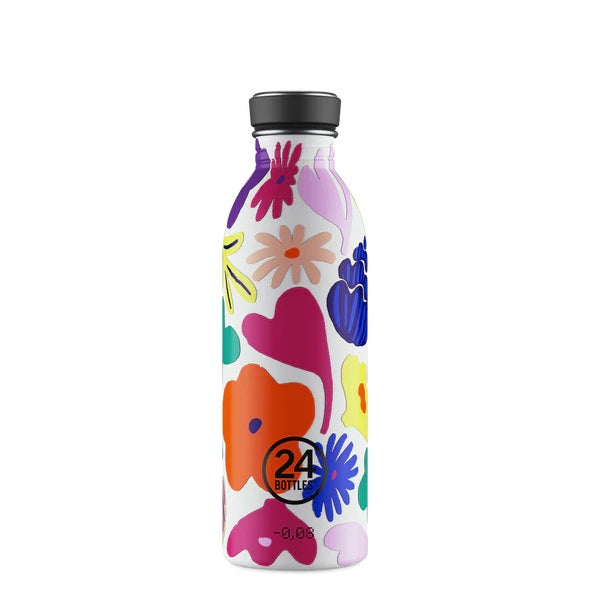 Gourde urban 500ml 24Bottles acqua fiorita la petite boite jaune