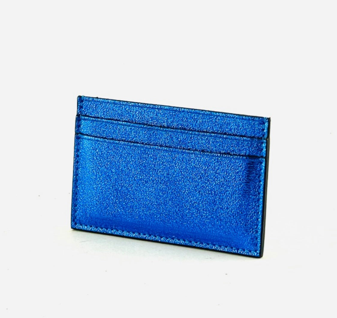 Porte carte 100% cuir de vachette brillant