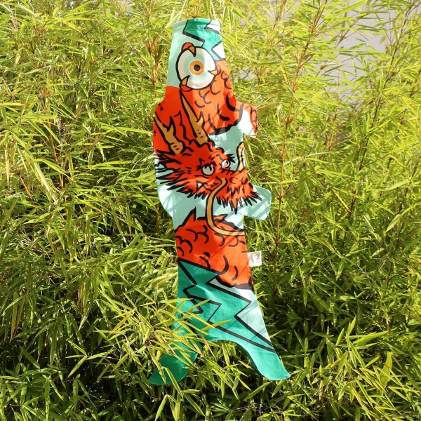 Koinobori fantaisiste, manche à air en forme de carpe