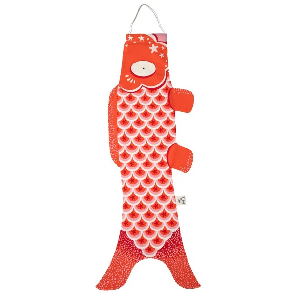 Koinobori fantaisiste, manche à air en forme de carpe