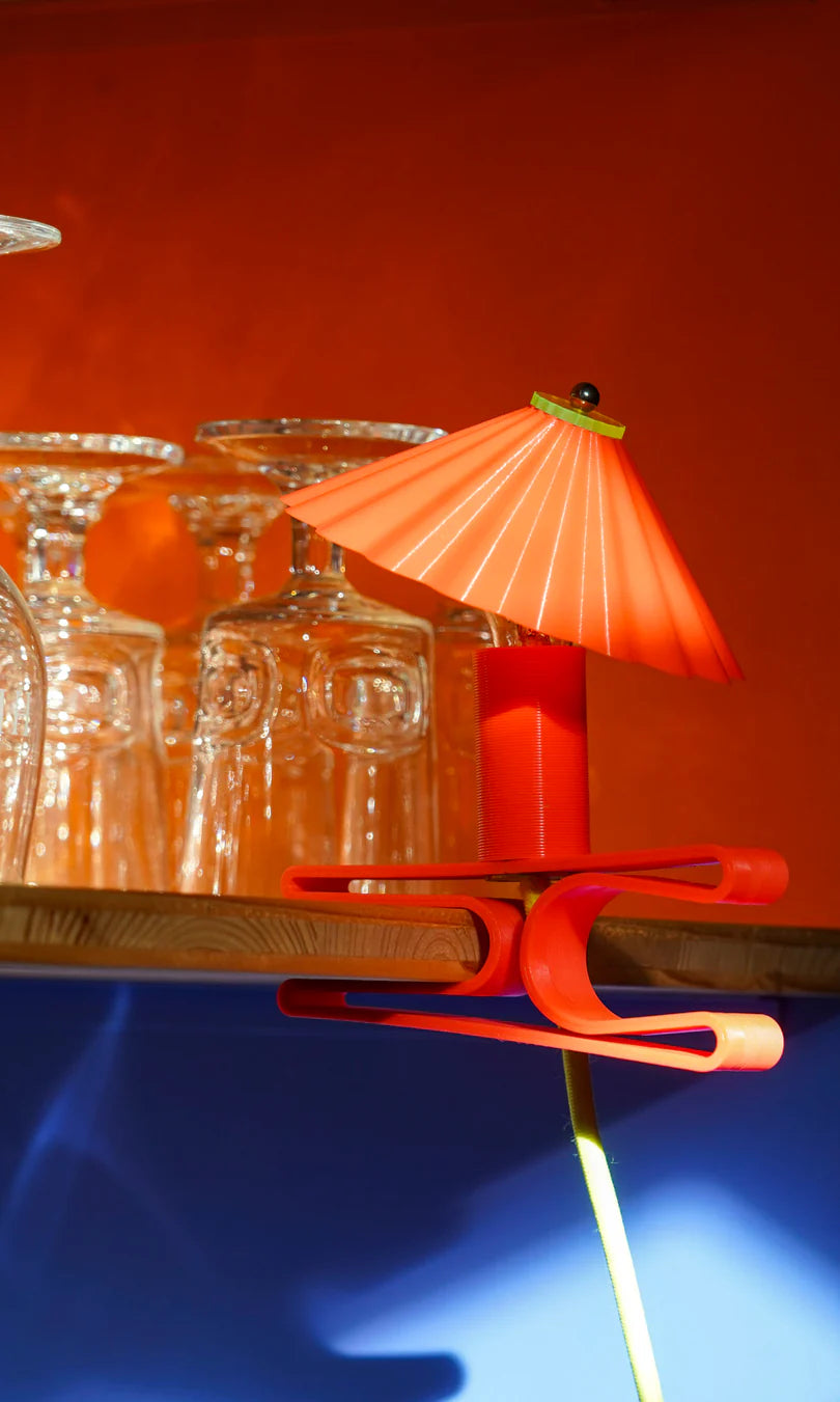 Lampe baladeuse Parasol à pince en plastique recyclé