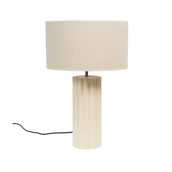 Cette lampe de couleur crème apportera une touche élégante et chaleureuse à votre intérieur. Elle s'intégrera facilement dans n'importe quelle pièce.