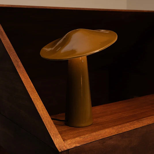 LAMPE CEZANNE OCRE DE M.MICHIELSSEN POUR SERAX - LA PETITE BOITE JAUNE