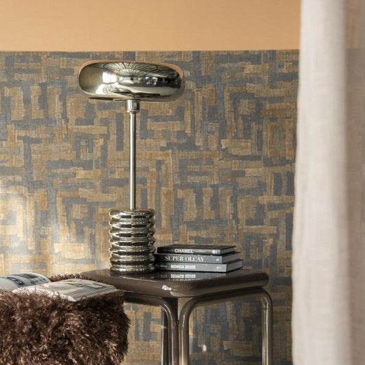 Lampe chromée, esprit retro. 