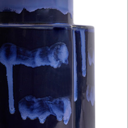 LAMPE A POSER EN GRES BLEU SERAX