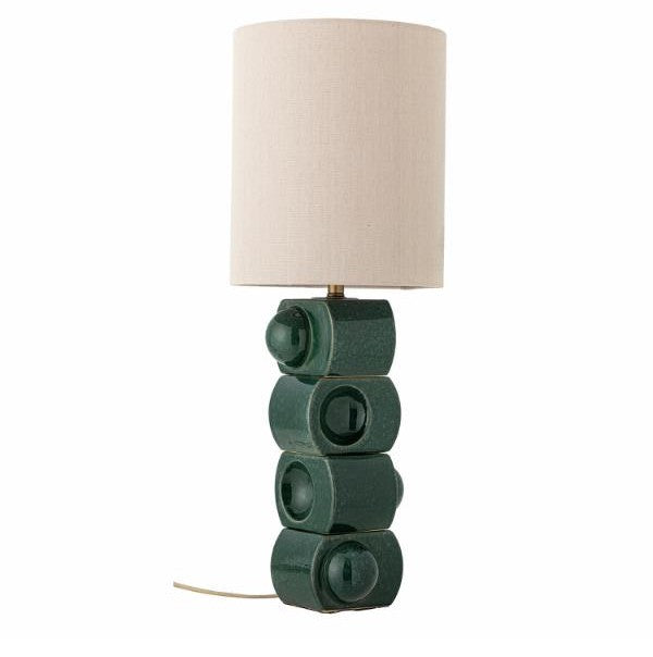 LAMPE PIED CERAMIQUE VERT SEVENTIES - LA PETITE BOITE JAUNE