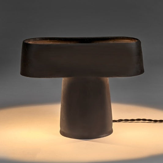 LAMPE EN GRES NOIR POUR SERAX