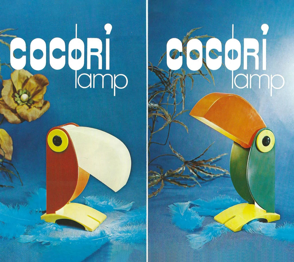 LAMPE TOUCAN LED DESIGN COCORI LAMP ENEA FERRARI - LA PETITE BOITE JAUNE