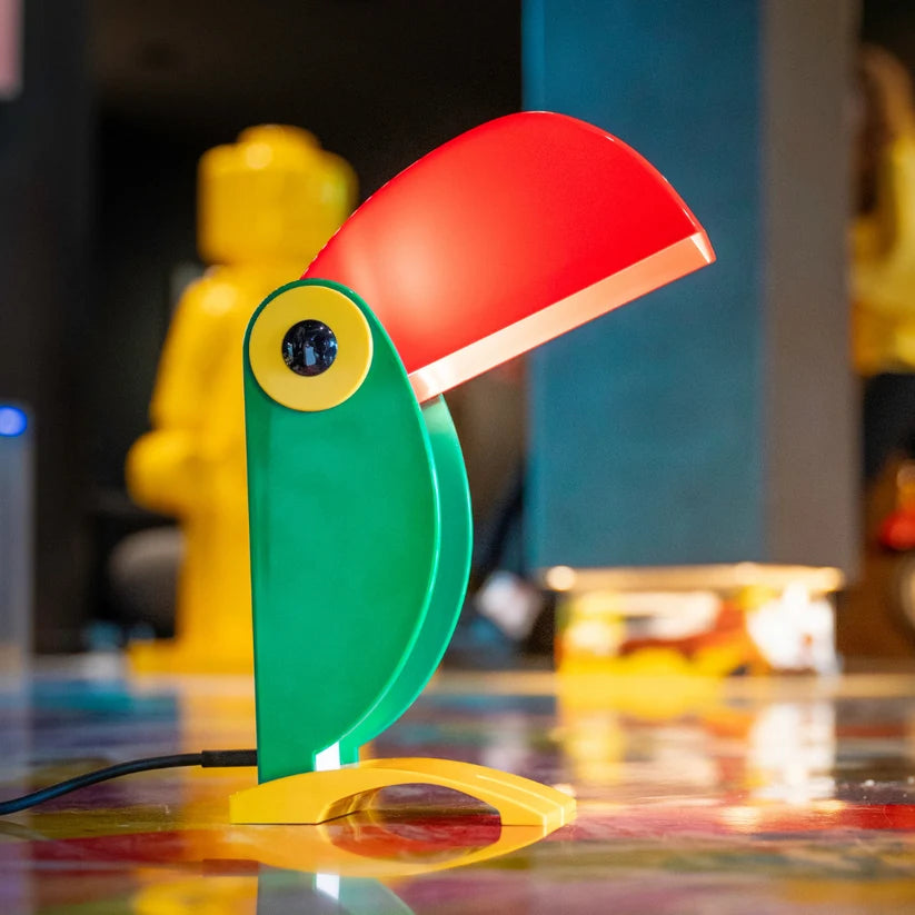 LAMPE TOUCAN LED DESIGN VINTAGE VERTE - LA PETITE BOITE JAUNE