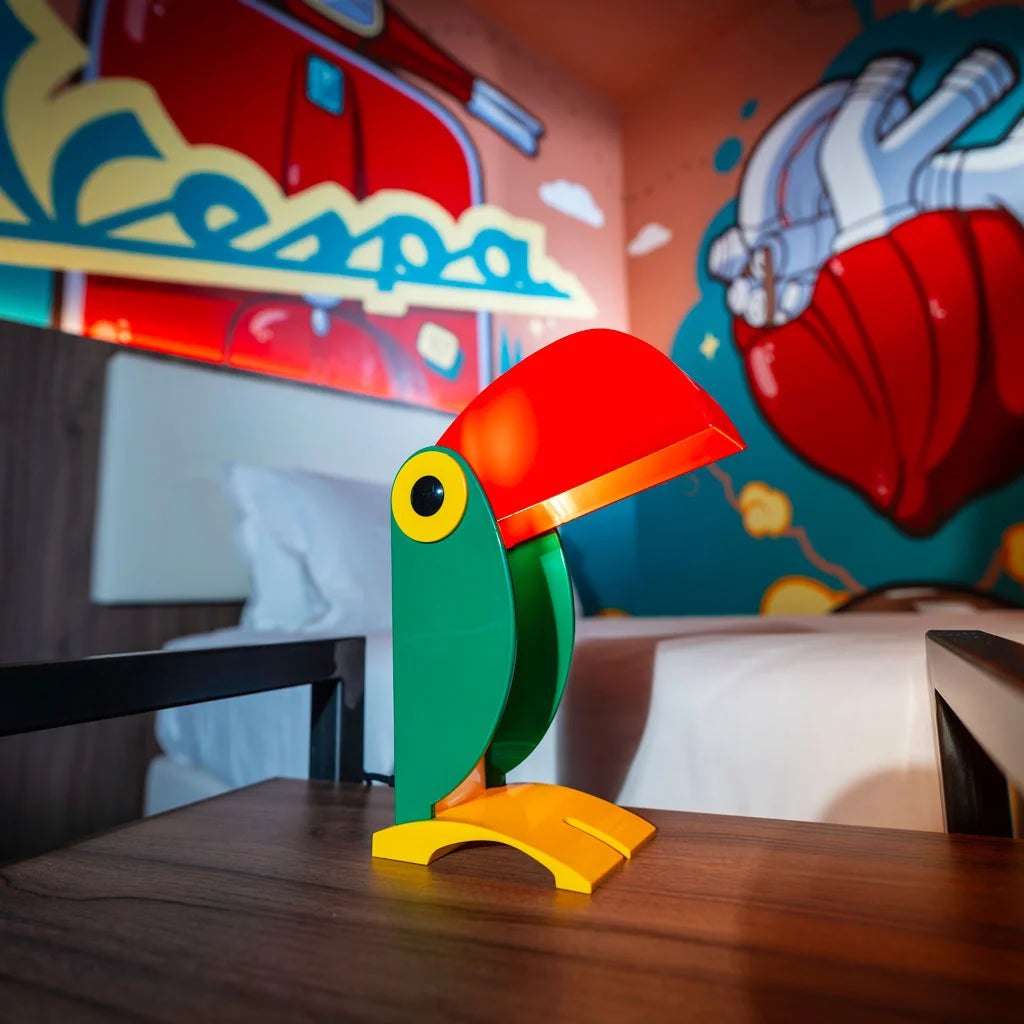 LAMPE TOUCAN LED DESIGN VINTAGE VERT 3- LA PETITE BOITE JAUNE