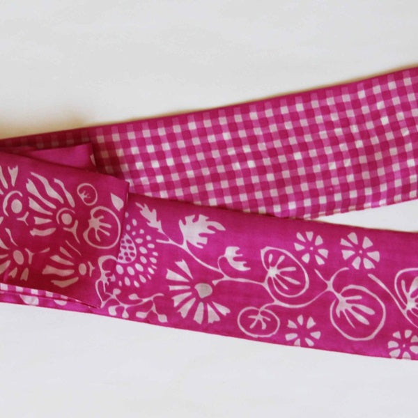 Bandeau en soie 8 x 150 cm