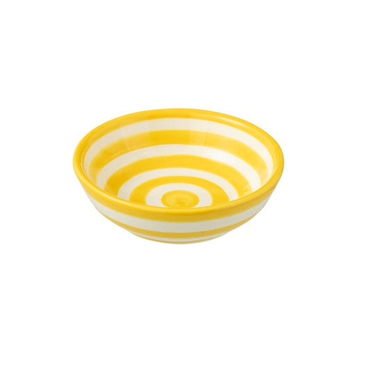 Bol à rayures jaune et blanc - Taille S