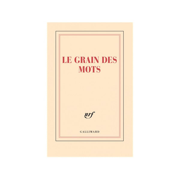 Carnet de notes Gallimard