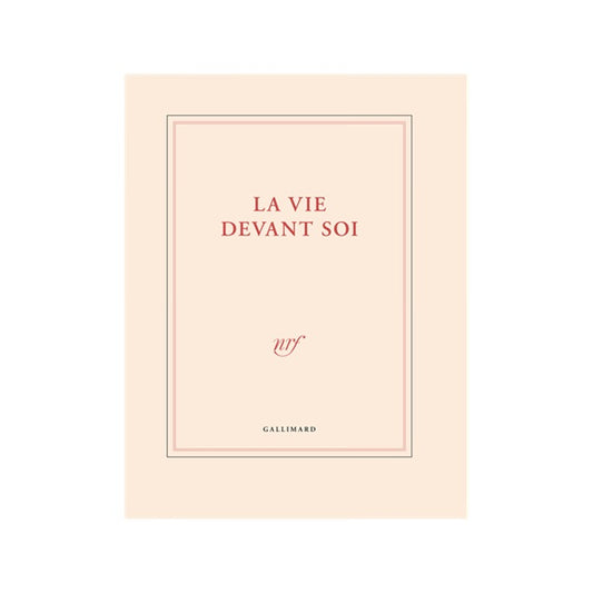 Cahier de dessin, livre d'or, album photo Gallimard "La vie devant soi"
