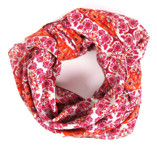 Foulard carré en coton bio 100 x 100 cm