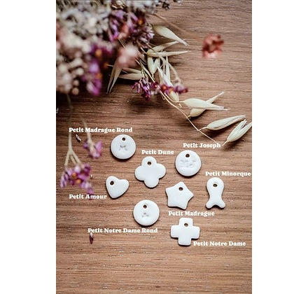 Bracelet perles bois et céramique blanche ou noire fabriqué en France