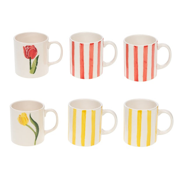 Mug de la collection Greta coloré ou fleuri