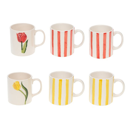 Mug de la collection Greta coloré ou fleuri
