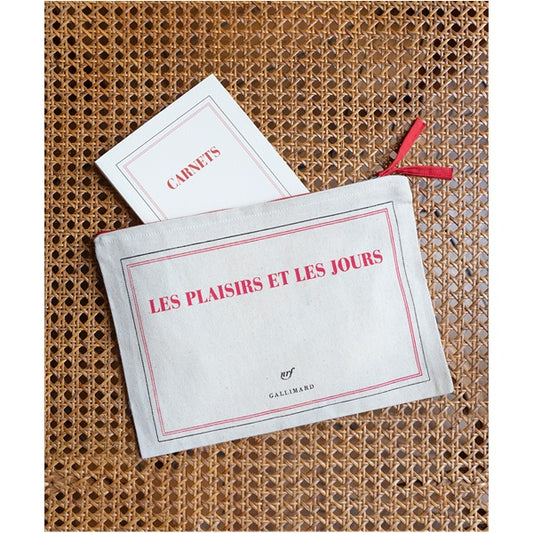 Trousse + Carnet de notes Gallimard