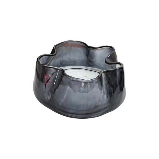 Coupelle ou vide poche Vaness gris destructuré 20 x 8 cm