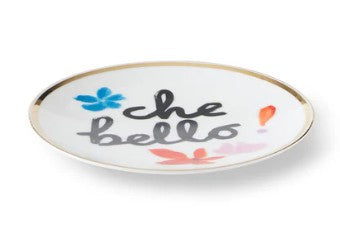 Assiettes à l'italienne avec jolis motifs et textes de chez BITOSSI