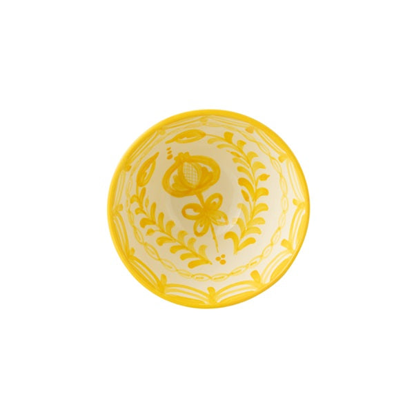 Bol à fleurs jaune et blanc - Taille M