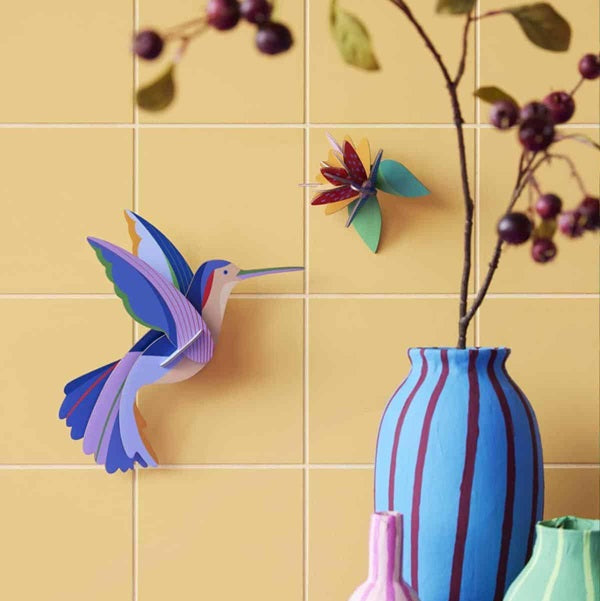 Décoration murale 3D Oiseaux et Papillons Taille M STUDIO ROOF