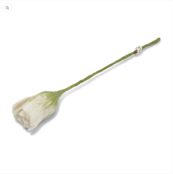 Branche de tulipe en laine
