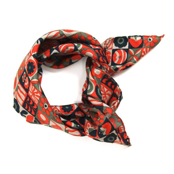 Foulard en soie 50 x 50 cm
