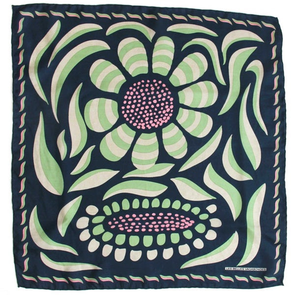 Foulard en soie 50 x 50 cm