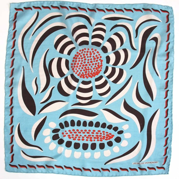 Foulard en soie 50 x 50 cm