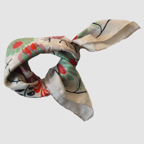 Foulard en soie 50 x 50 cm