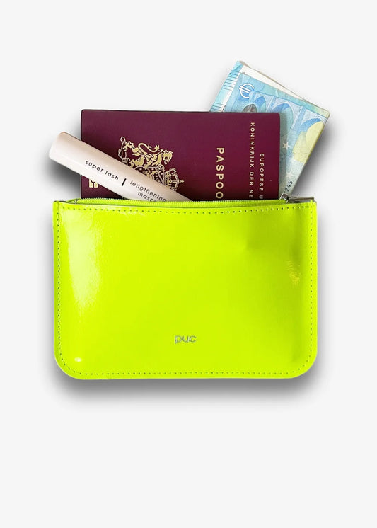 Pochette portefeuille en cuir funs, colorés et fluos